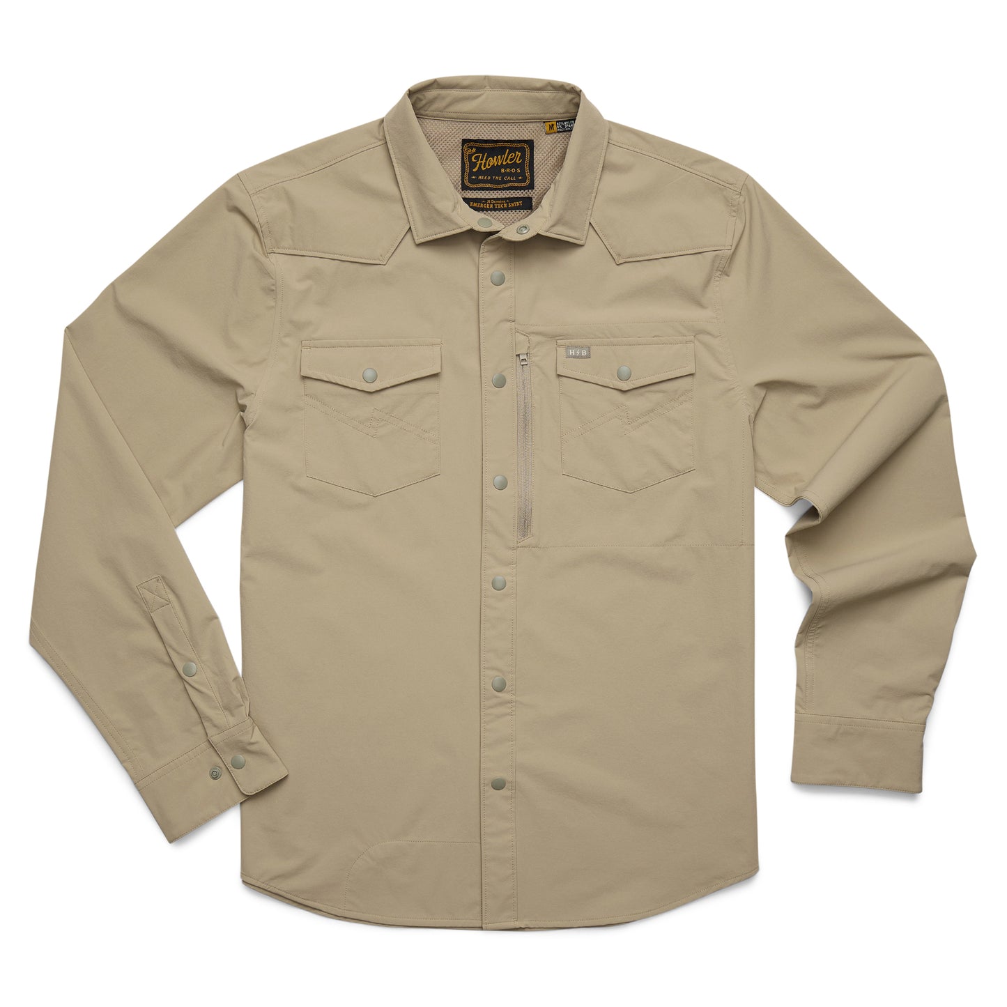 Emerger Tech Long Sleeve Shirt- Driftwood
