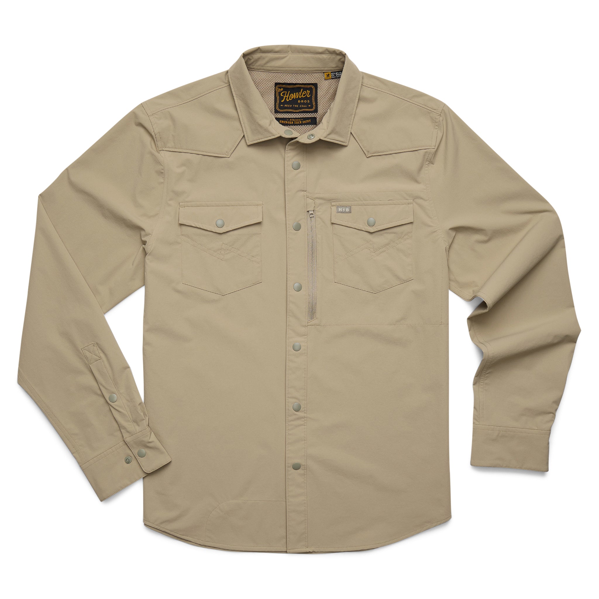 Emerger Tech Long Sleeve Shirt- Driftwood
