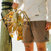 Loggerhead Hoodie- Pond Patterns/Bone