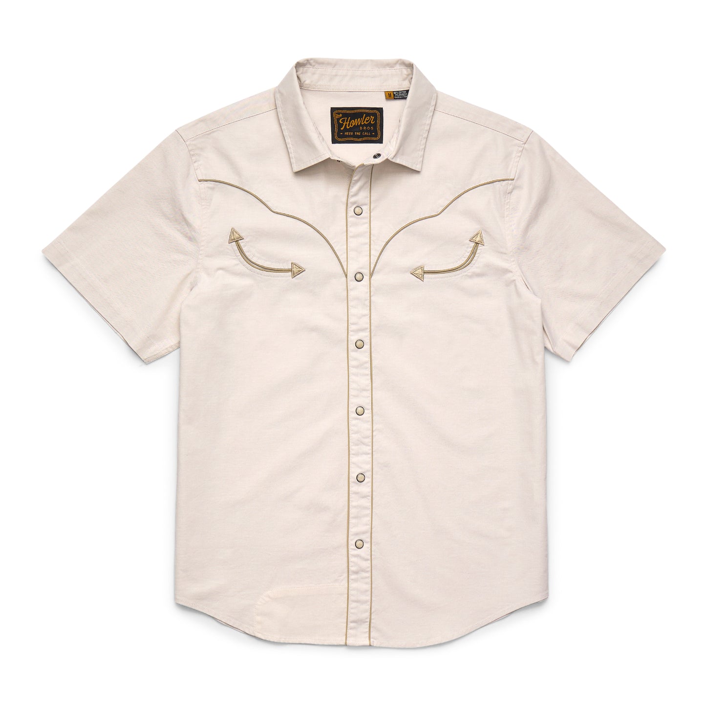 Broncbuster Snapshirt- Sand