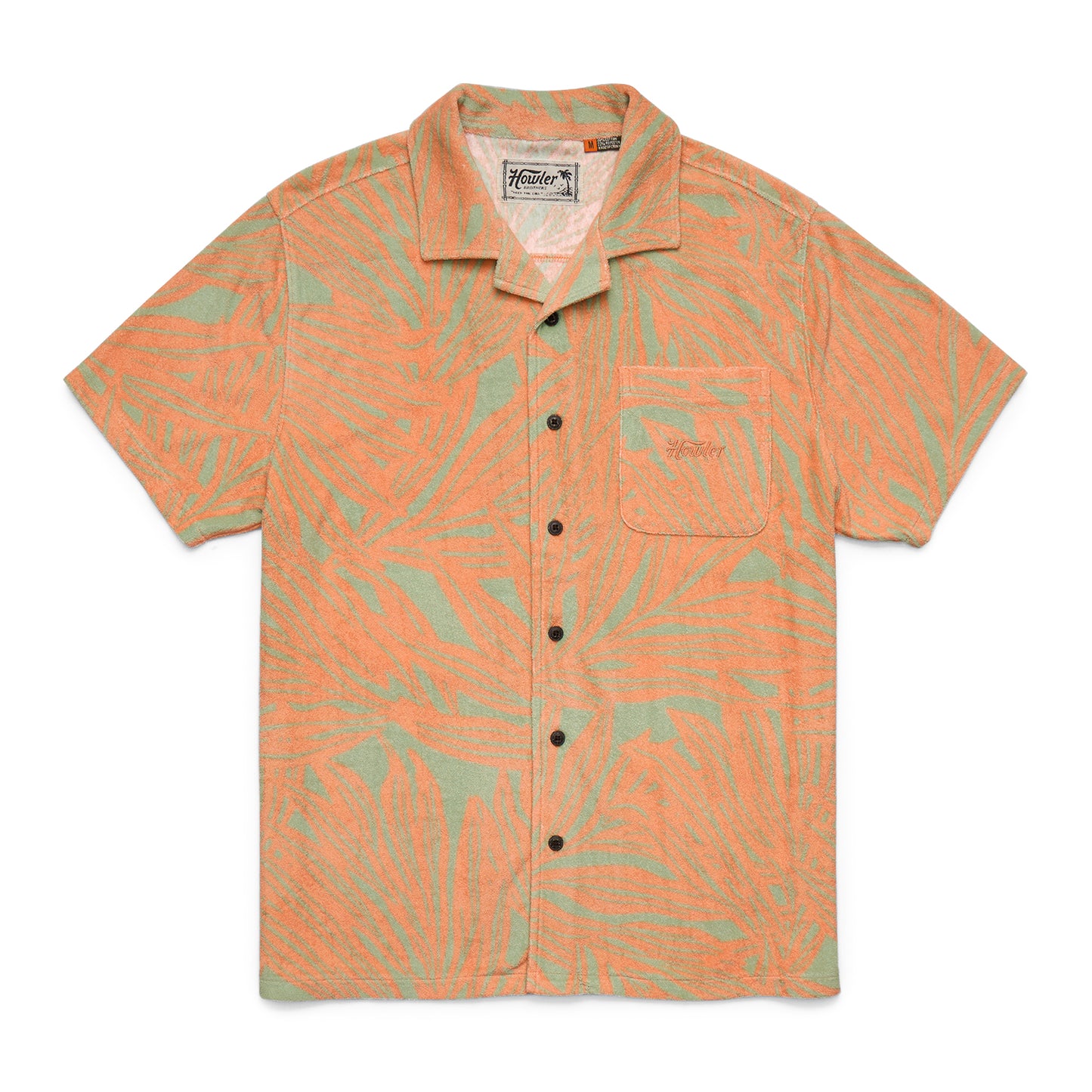 Palapa Terry Shirt- Full Frondal/Dreamsicle
