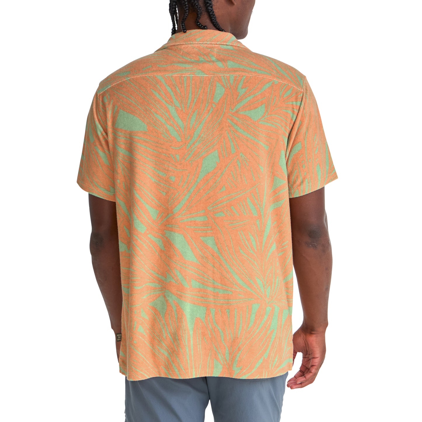 Palapa Terry Shirt- Full Frondal/Dreamsicle