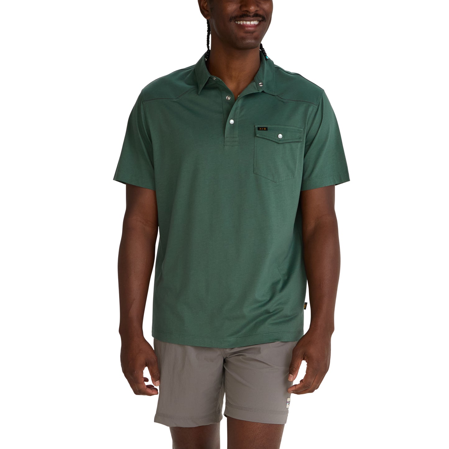 Ranchero Polo- Fern Green
