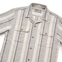Shores Club Shirt- Old Bill Stripe/Limestone