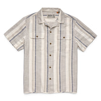 Shores Club Shirt- Old Bill Stripe/Limestone