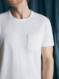 Sunwashed Pocket T-Shirt - White