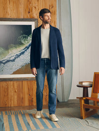 Inlet Knit Blazer- Hendricks Indigo Wash