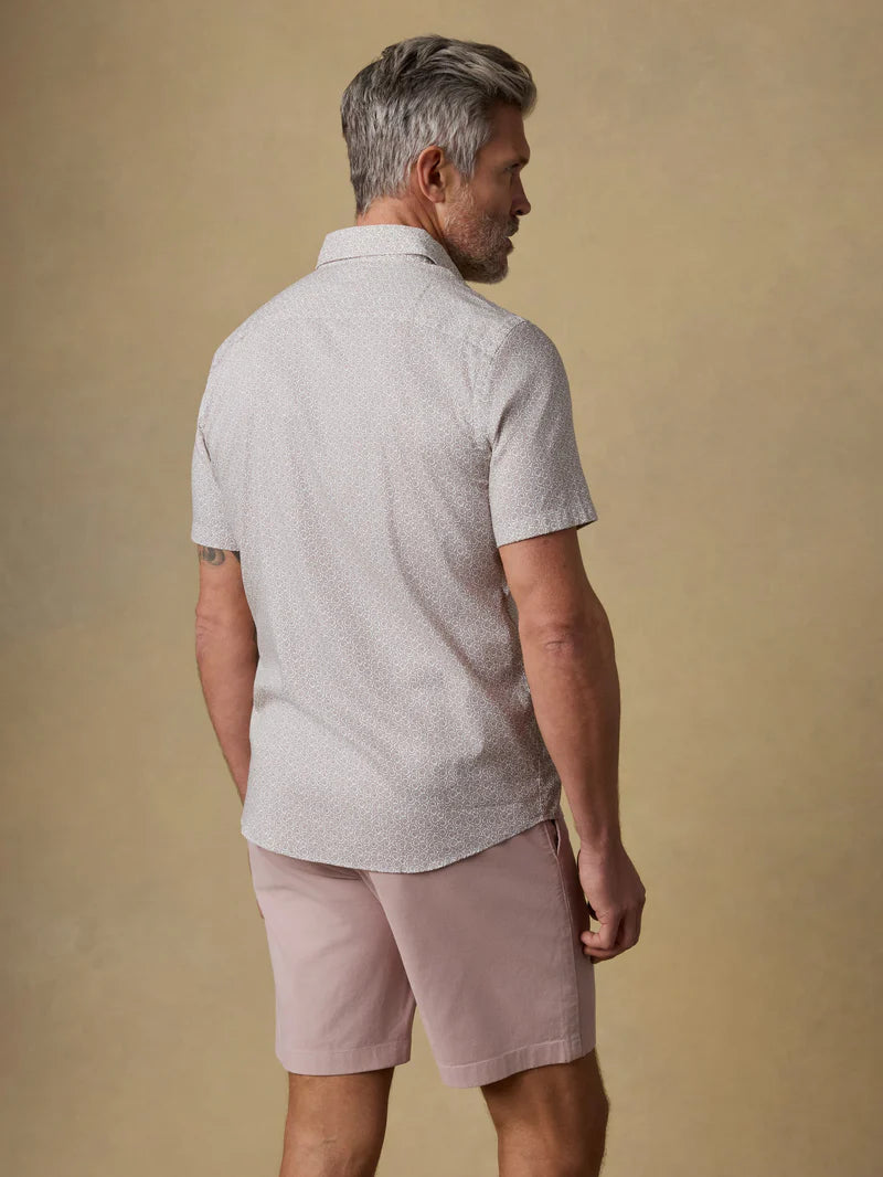 Movement Monterrey Short Sleeve Shirt- Wood Sunray Block