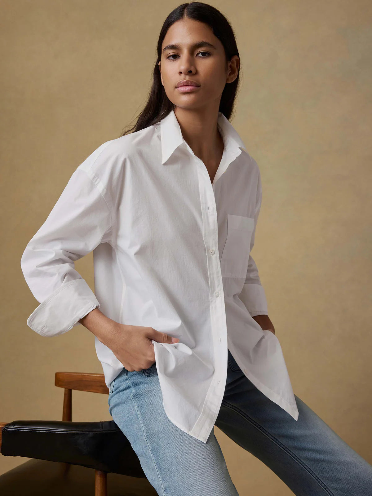 Coastal Poplin Relaxed Shirt