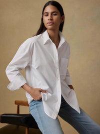 Coastal Poplin Relaxed Shirt
