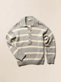Sunwashed Cotton Polo Sweater
