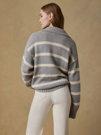 Sunwashed Cotton Polo Sweater