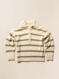 Sunwashed Cotton Polo Sweater