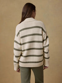 Sunwashed Cotton Polo Sweater