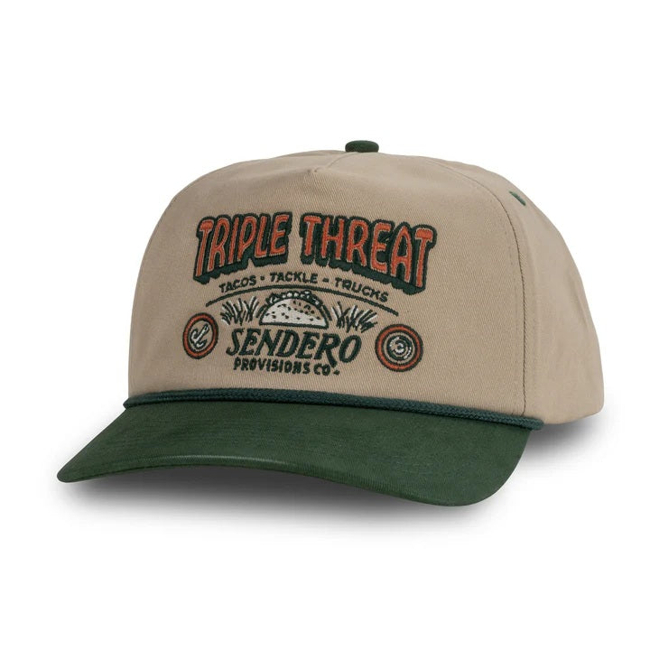 Triple Threat Hat- Tan
