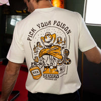 Pick Your Poison T-Shirt- Vintage White