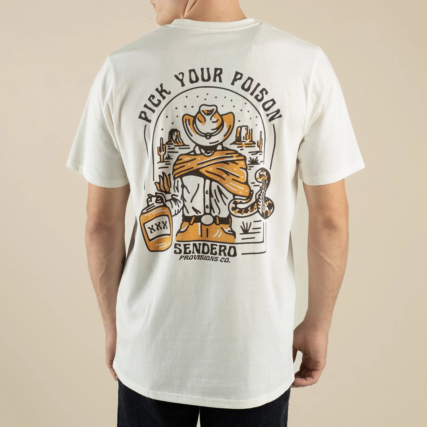 Pick Your Poison T-Shirt- Vintage White
