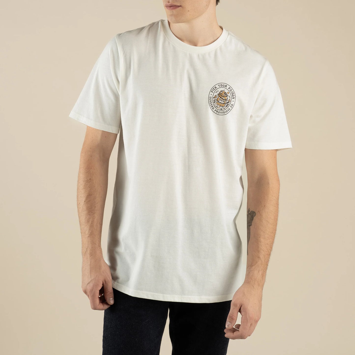 Pick Your Poison T-Shirt- Vintage White