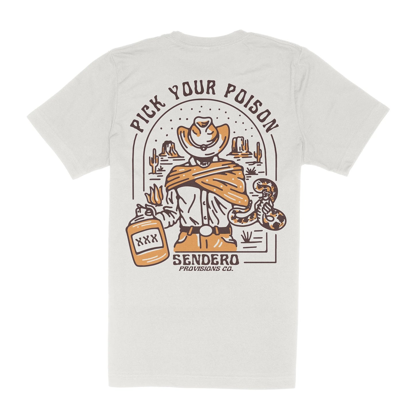 Pick Your Poison T-Shirt- Vintage White