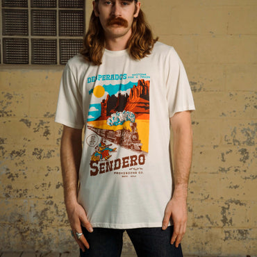 Train Waitin' T-Shirt- Vintage White