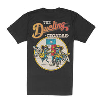 Dueling Cicadas T-Shirt- Black