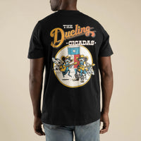 Dueling Cicadas T-Shirt- Black