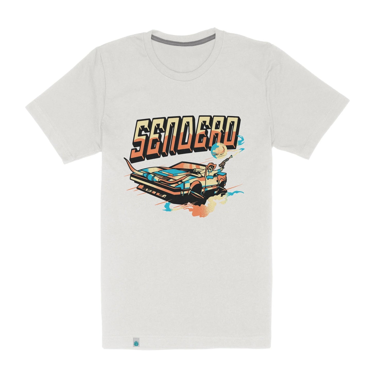 Cosmic Cadillac T-Shirt- Vintage White