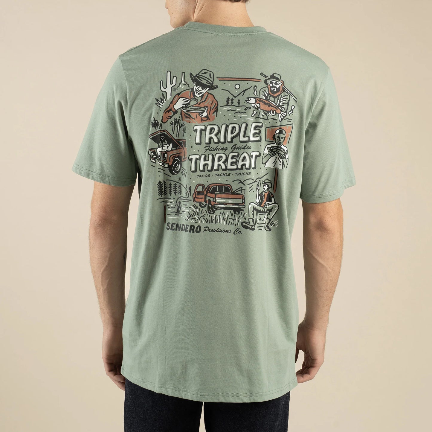Triple Threat T-Shirt- Laguna