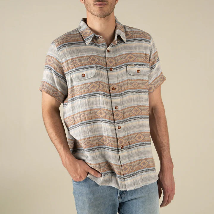 Boquillas Short Sleeve Shirt- Sonoita Stripe