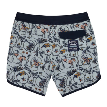 Point Bar Boardshort- High Lonesome/Light Blue