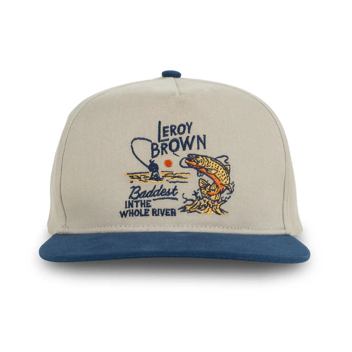 Leroy Brown Hat- Khaki/Navy