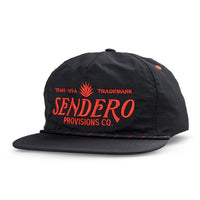 Sendero Logo Hat- Black/Red