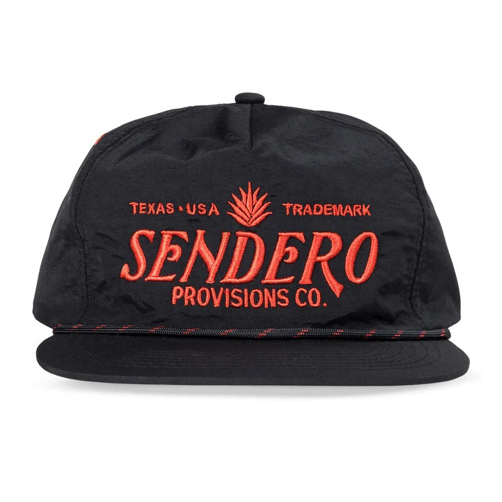 Sendero Logo Hat- Black/Red