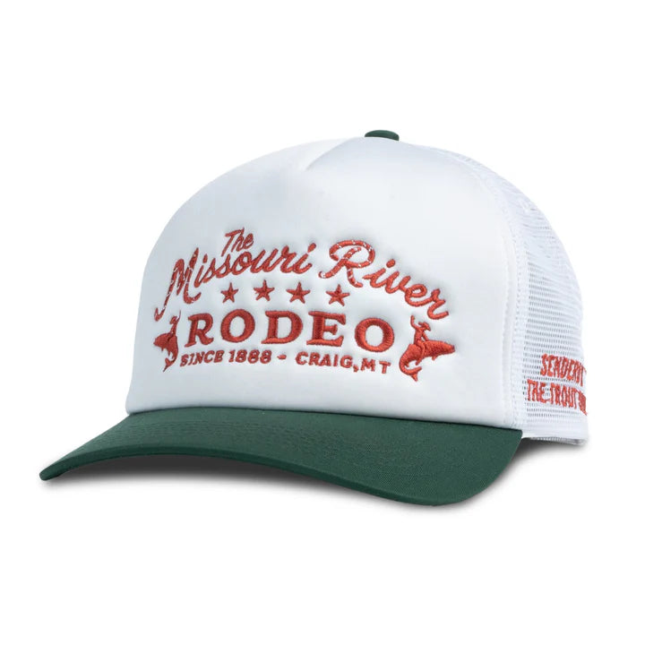 Missouri River Rodeo Hat- White/Green
