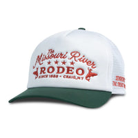 Missouri River Rodeo Hat- White/Green