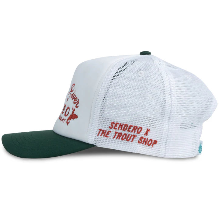 Missouri River Rodeo Hat- White/Green