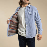 Desperado Shacket- Powder Blue