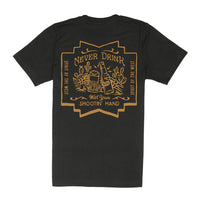 Shootin' Hand Salud T-Shirt- Black