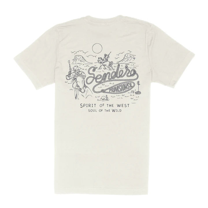 Skeleton Riders T-Shirt- Vintage White