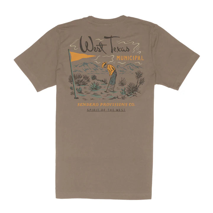 West Texas Municipal T-Shirt- Light Brown