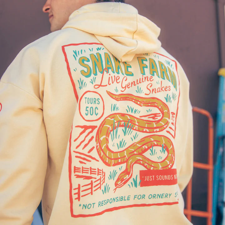 Snake Farm Hoodie - Cream