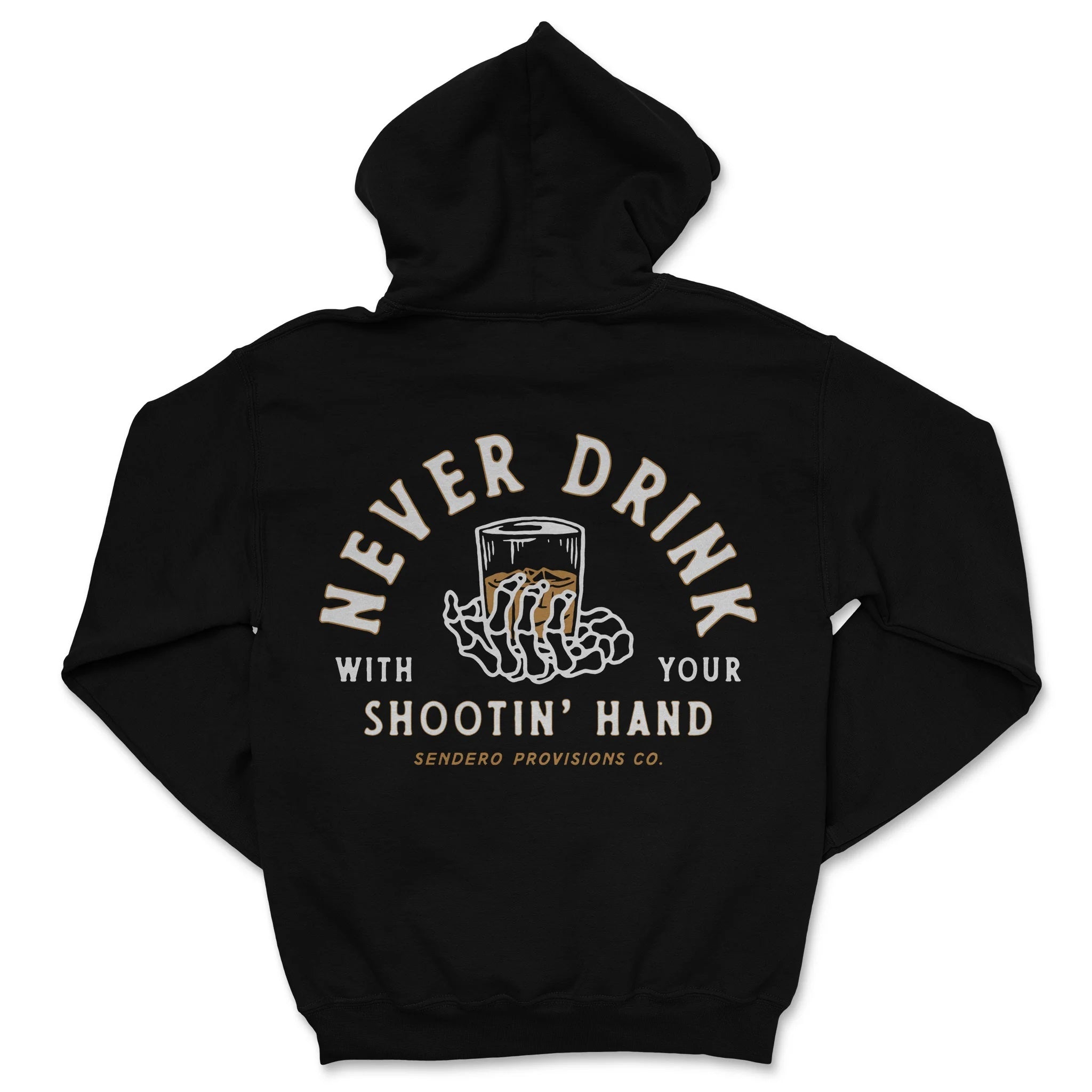 Shootin' Hand Hoodie- Black