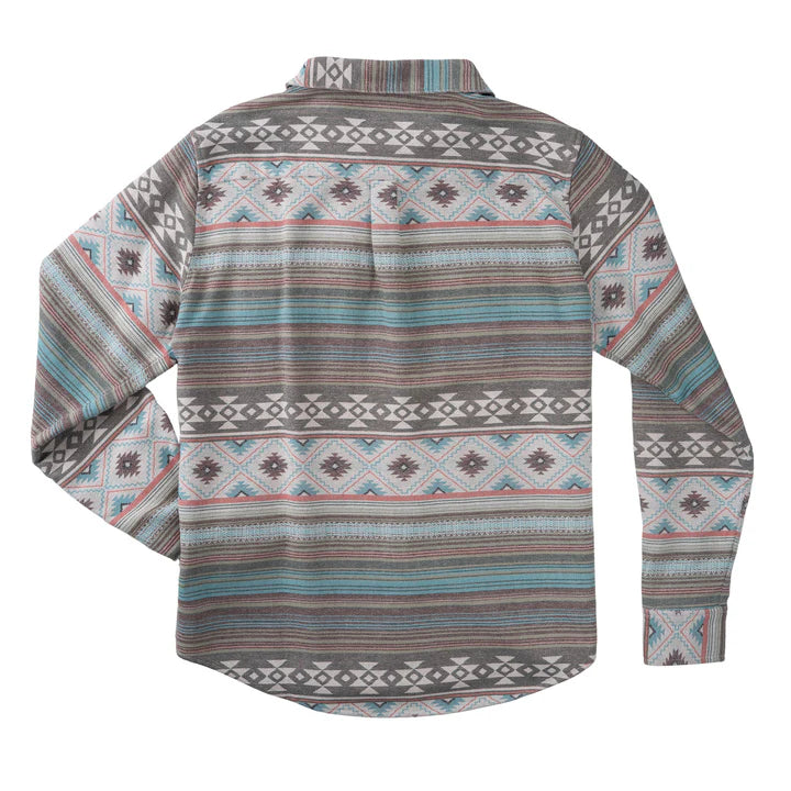 Boquillas Long Sleeve Shirt- Green/Clay