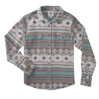 Boquillas Long Sleeve Shirt- Green/Clay