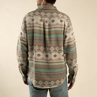 Boquillas Long Sleeve Shirt- Green/Clay
