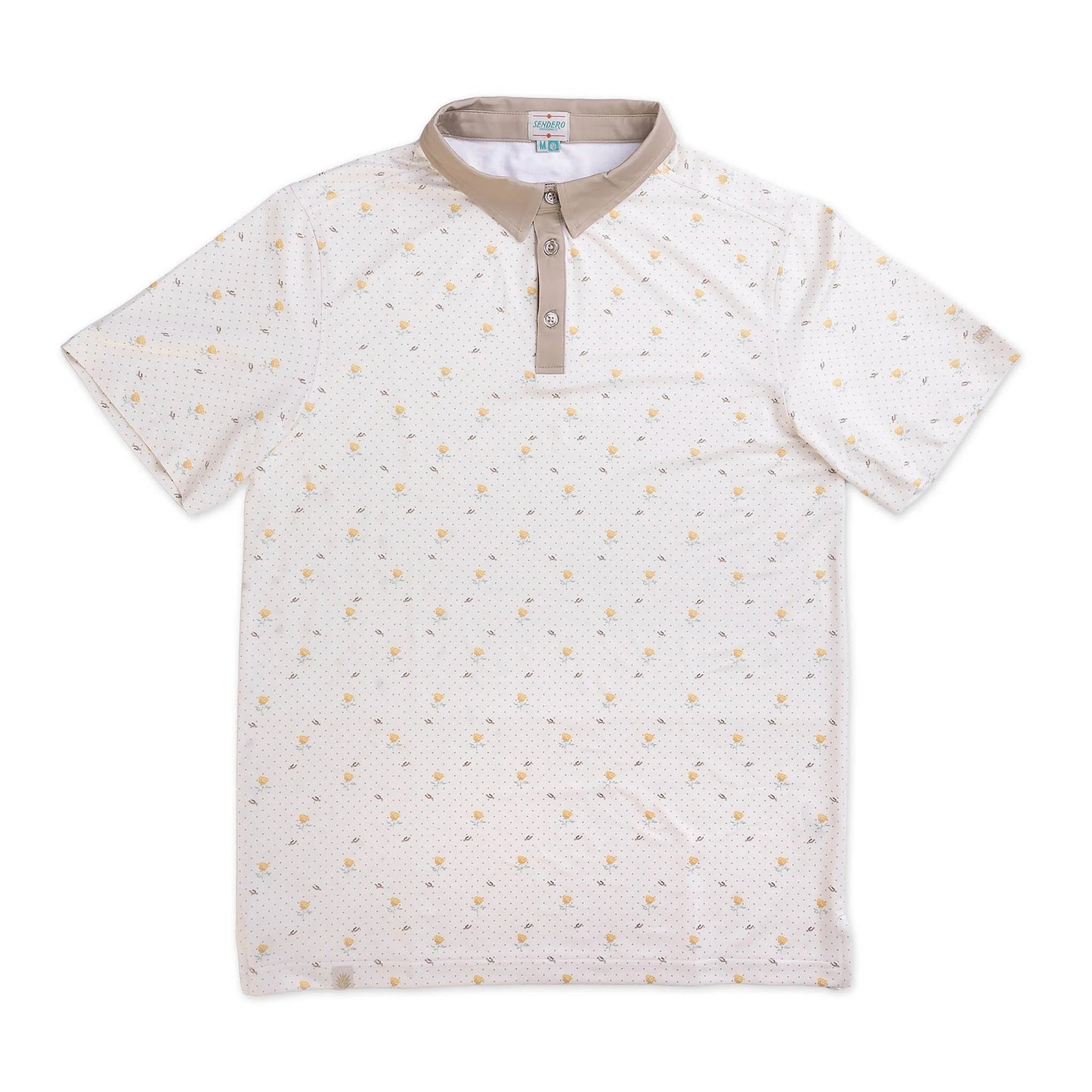 High Noon Performance Polo- Texas Rose