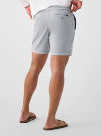 Essential Drawstring Shorts- Rocky Grey