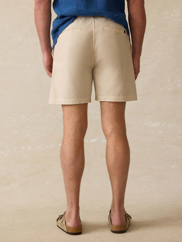 Essential Drawstring Shorts- Stone
