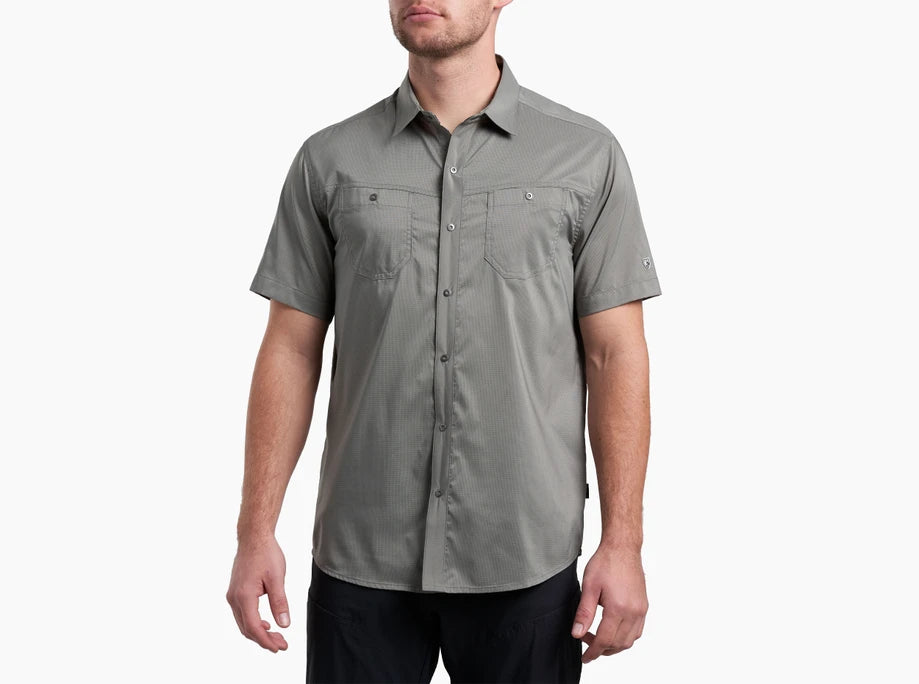 Stealth Short Sleeve Shirt- Summit Gray