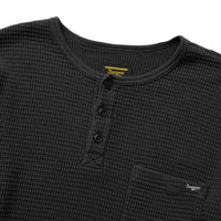 Sawpit Henley LS Thermal - Vintage Black